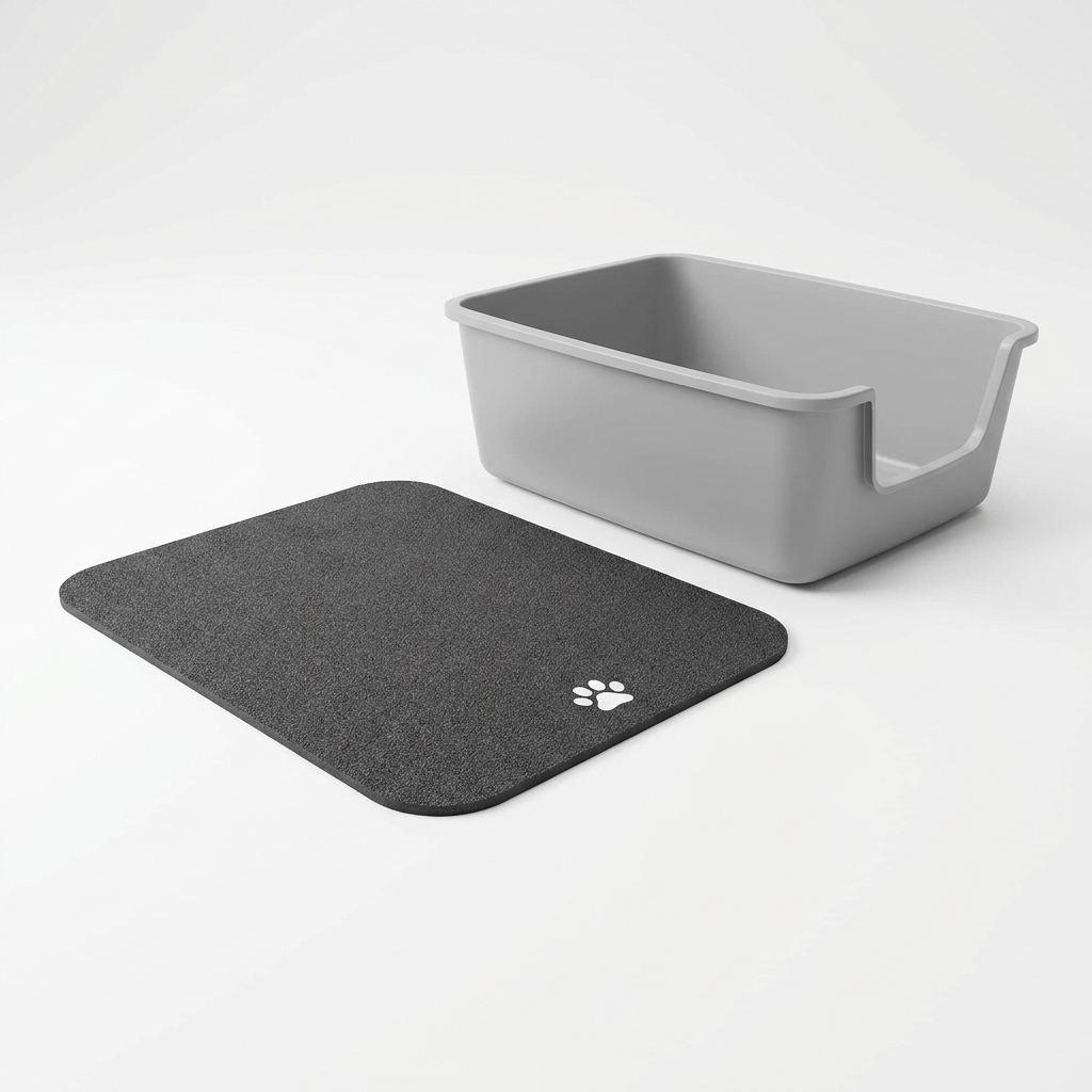 Litter Box Filing Mat